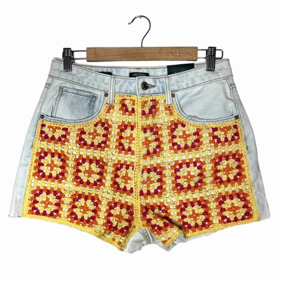 COPY - Wild Fable Crochet Jean Shorts - Picture 1 of 3